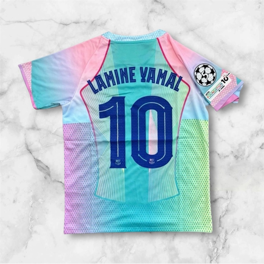 Lamine Yamal #10 x Spotify Blue Barcelona Jersey Limited NWT ⚽️💯🔥 World Cup 2026